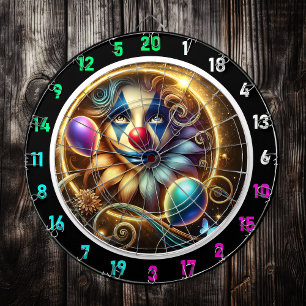 Lönsam regnbåge Mörktavla med ballonger Darttavla