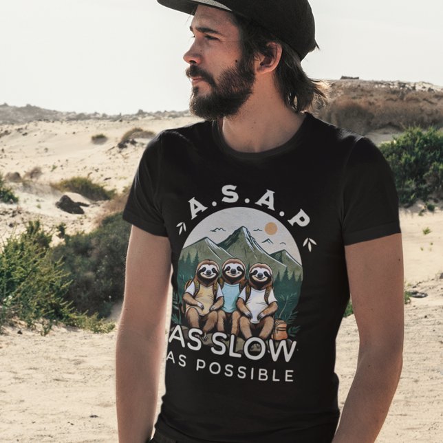 Lönsam rekrytering citat Sloth Hiking Team utomhus T Shirt (Skapare uppladdad)