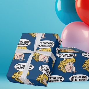 Lönsam Retro Feminist-pop Art-antipatriarki Presentpapper