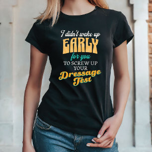 Lönsam Retro Horse Trainer Dressage Show Equestria T Shirt
