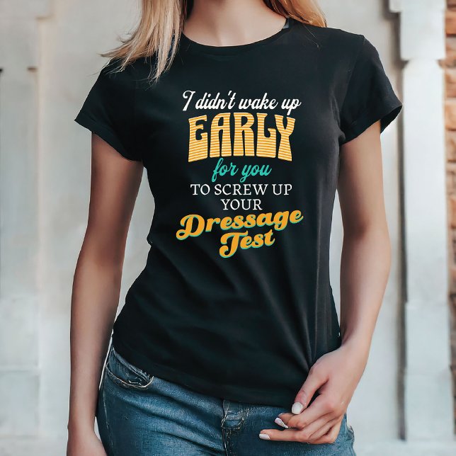 Lönsam Retro Horse Trainer Dressage Show Equestria T Shirt (Skapare uppladdad)