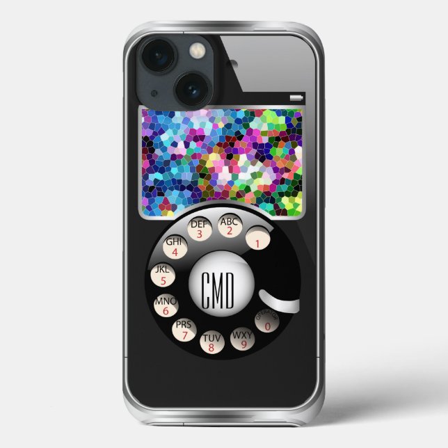 Lönsam retro-uppringning Mobil med Photo Ram (Baksida)