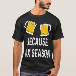 Lönsam revisor CPA på grund av att beskattningssäs T Shirt