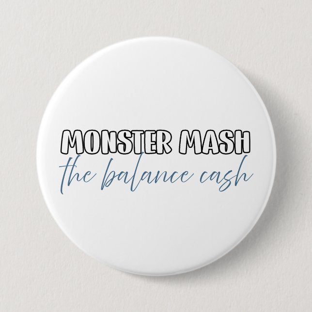 Lönsam revisor Halloween - Monster Mash Knapp (Framsida)