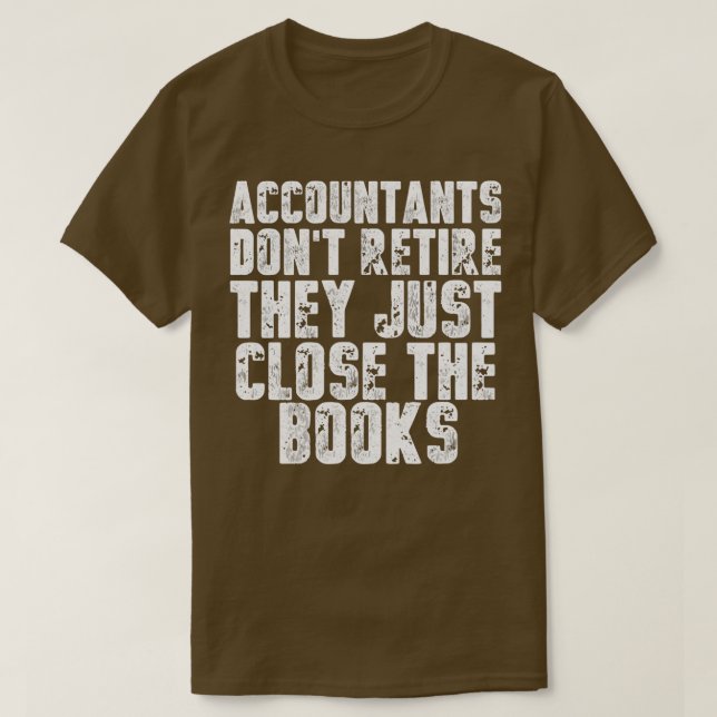 Lönsam revisor - Shirt Accounting CPA T (Design framsida)