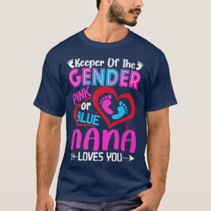 Lönsam Rosa eller Blå Nana Kärlek Du Gender Visa C T Shirt
