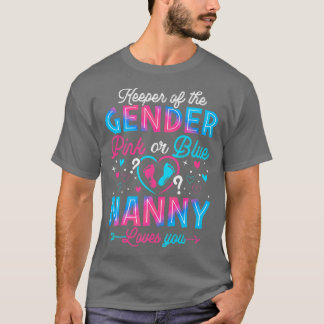 Lönsam Rosa eller Blå Nanny Kärlek Du Gender Revea T Shirt