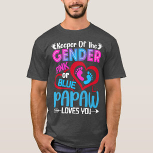 Lönsam Rosa eller Blå papaw-Kärlek Du Gender Visa T Shirt