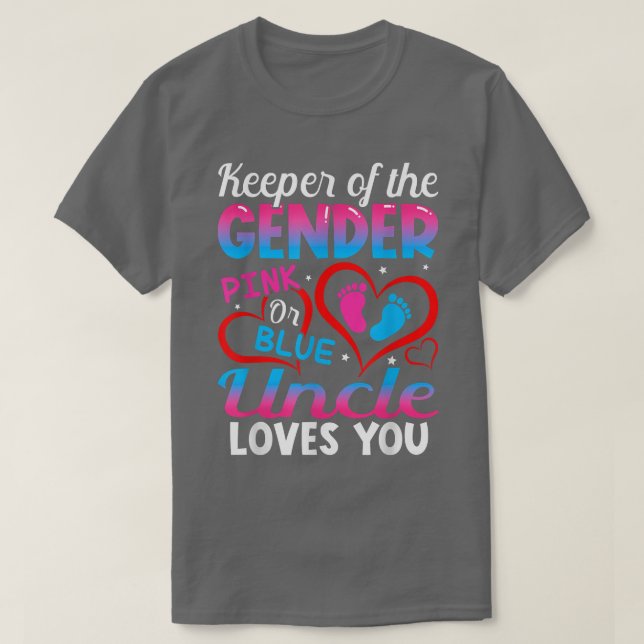 Lönsam Rosa eller Blåmorbror Kärlek Du Gender Upph T Shirt (Design framsida)