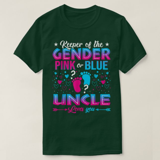 Lönsam Rosa eller Blåmorbror Kärlek Du Gender Upph T Shirt (Design framsida)