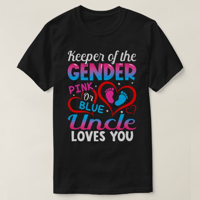 Lönsam Rosa eller Blåmorbror Kärlek Du Gender Upph T Shirt (Design framsida)