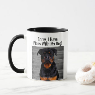 Lönsam rottweiler med Hund Animal Mugg