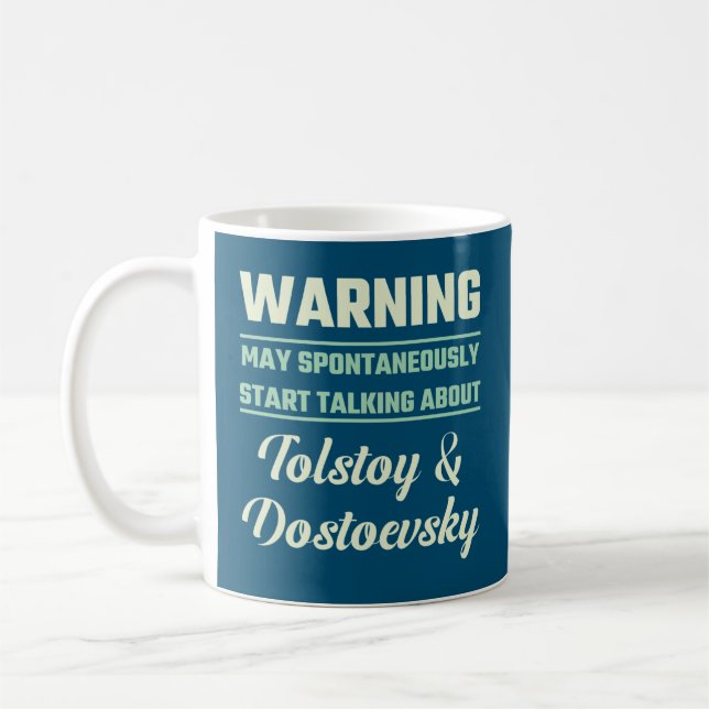 Lönsam rysk litteratur Älskare Kaffemugg (Vänster)