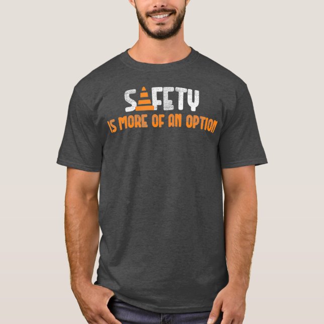 Lönsam säkerhetstecken för en motormekanism t shirt (Framsida)