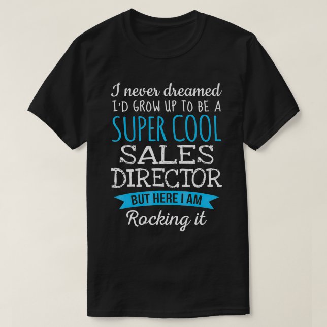 Lönsam säljchef Tshirt Avskrivningsgåvor T Shirt (Design framsida)