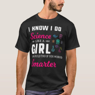 Lönsam Sarcastic Scientist jag gör vetenskap som e T Shirt