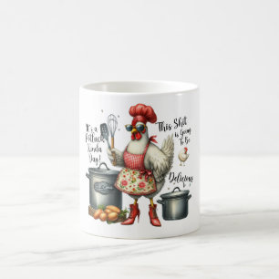 Lönsam/Sarkastic Animal Ord/Chicken Kaffemugg