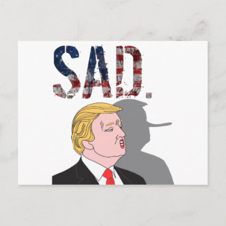 Lönsam sarkastisk anti-president Donald Trump Vykort