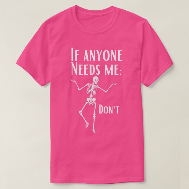 Lönsam sarkastisk Kassy skelett T Shirt (Design framsida)