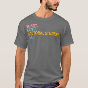 Lönsam schemaläggningsdoktor student meme t shirt
