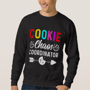 Lönsam scout for Girls Cookie Chaos Coordinator Wo Lång Ärmad Tröja