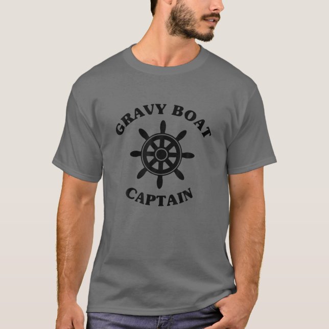 Lönsam servering av Frakt i familjen - Gravy Boat  T Shirt (Framsida)