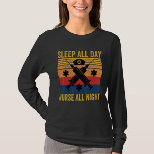 Lönsam sjukhusoffert Strömsparläge hela dagen Sjuk T Shirt