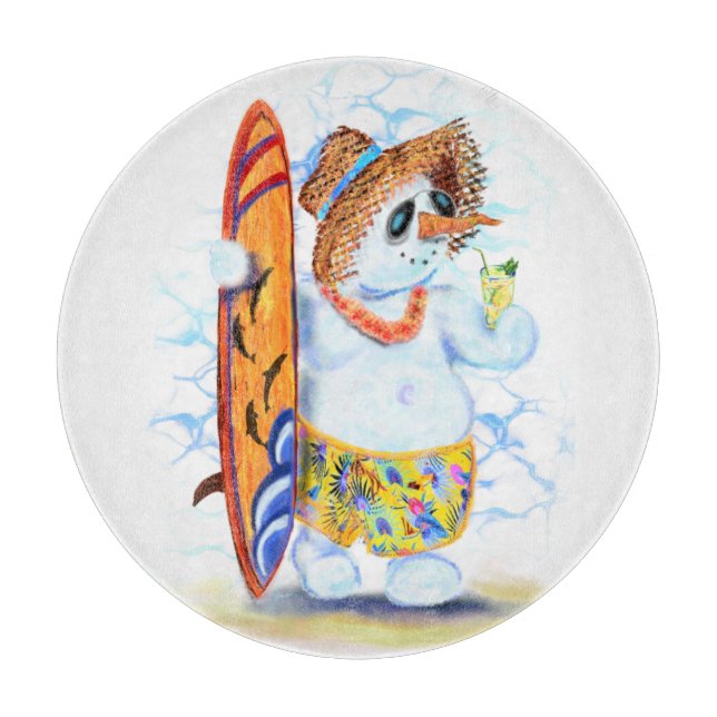 Lönsam skärning med Snögubbe Surfer (Framsidan)