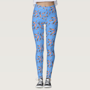 Lönsam skolgång med bubblor tecknad leggings