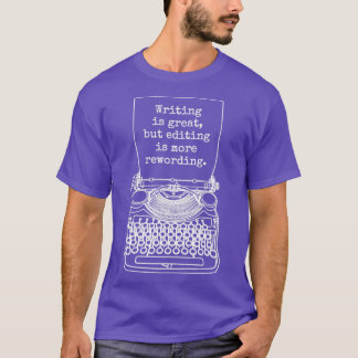 Lönsam skrivredigeringsrecour för skrivredigerings t shirt