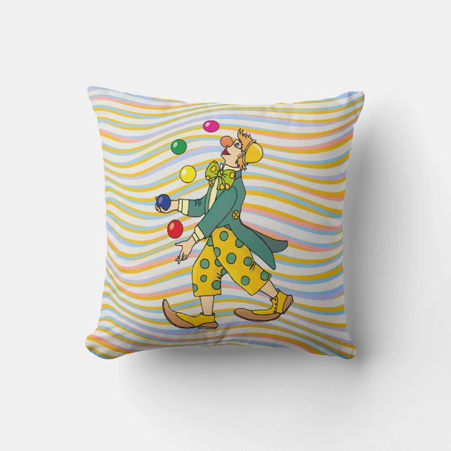 Lönsam sluten uppspelning med färgad Bollar Kudde (Framsida)