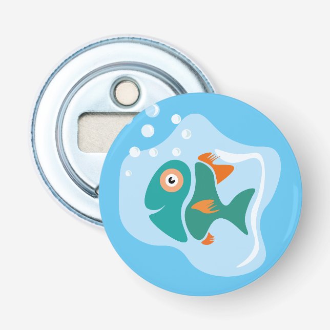 Lönsam Snyggt Fish Flasköppnare (Framsidan)