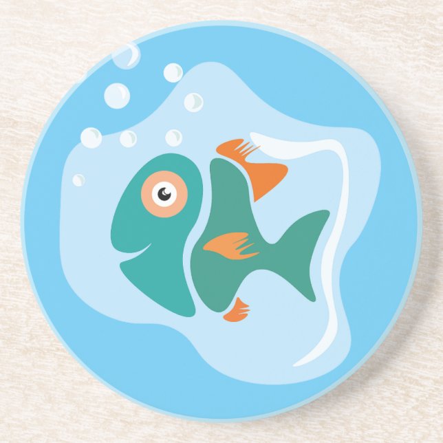Lönsam Snyggt Fish Underlägg (Framsidan)