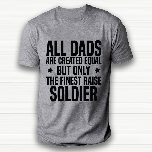 Lönsam Soldier Pappa eller Make Avskrivning White T Shirt (Funny Soldier Dad or Husband Appreciation White T-Shirt)