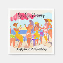 Lönsam sommarbock Kocktail Kvinnors 50:e födelseda