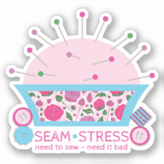 Lönsam sömmersöppning, vadpincushion klistermärken