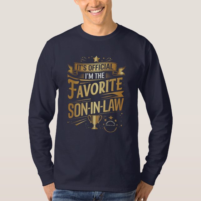 Lönsam son i juridik Det är Officiell son i juridi T Shirt (Framsida)