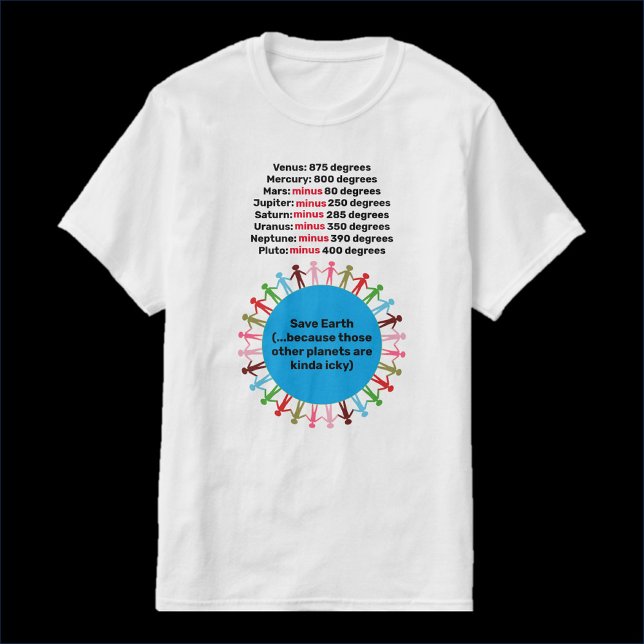 Lönsam Spara Jorden T Shirt (Skapare uppladdad)