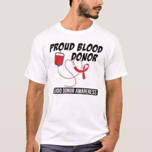 Lönsam Spara Life Donation Blodgivarmedvetenhet T Shirt