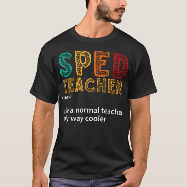 Lönsam Speciell utbildning Design För manar kvinno T Shirt (Framsida)