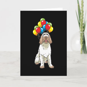 Lönsam Spinone Italiano-Hund med bubblor Kort