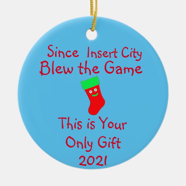 Lönsam sportlek Keramic Ornament (Framsidan)