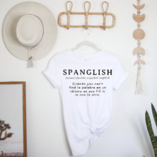 Lönsam språklig definition   Spanska engelska T Shirt