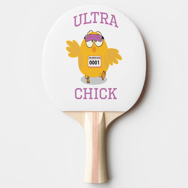 Lönsam Springer med ultraChick Pingisracket (Framsidan)