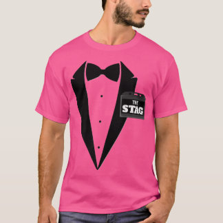 Lönsam Stag gör utfall för Groom & Matching Manar  T Shirt