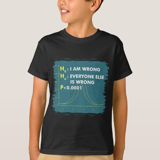 Lönsam statistik I Math Geek I är felaktig Stats G T Shirt (Framsida)
