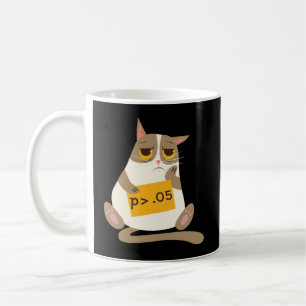 Lönsam statistisk forskare med högt P-värde Kaffemugg