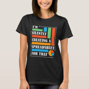 Lönsam statistisk revisor som tyst Skapar en SP T Shirt