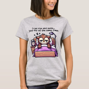 Lönsam stiga upp shine ord art uggla t shirt