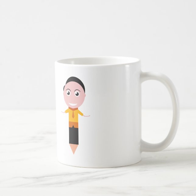 Lönsam studentexamen Buddy - Pencil teckendesign Kaffemugg (Höger)